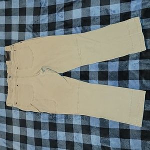 Wrangler. Outdoor. Heavy canvas pants.  Double-knee. Men's size w38 l32